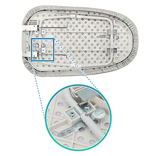 OHM Electric Ironing Board, Steam Ironing Board, Aluminum Coated, Foldable, with Iron Stand, KAJ-IDT60BS (08-3297)