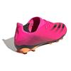 Adidas X Ghosted .3 Mg Impact Resistant Mid-Range Round Toe Lace-Up Durable Low-Top Kids Soccer Shoes Kids Soccer Shoes Pink Black FY1093