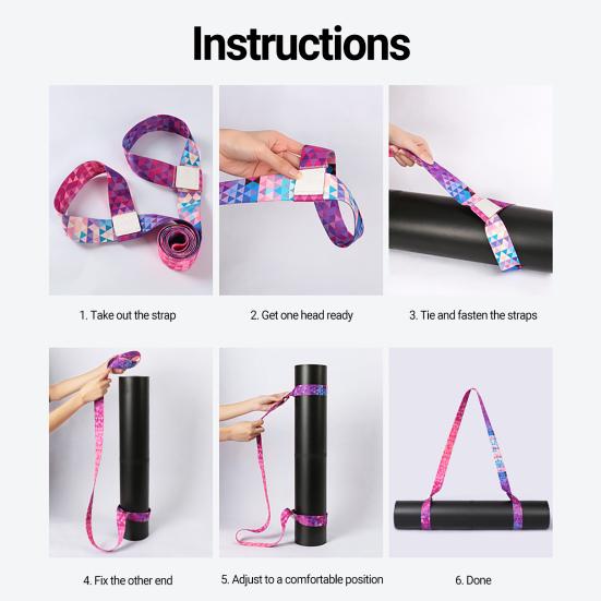 Banda elastică pentru yoga, reglabilă, ultrauşoară, respirabilă