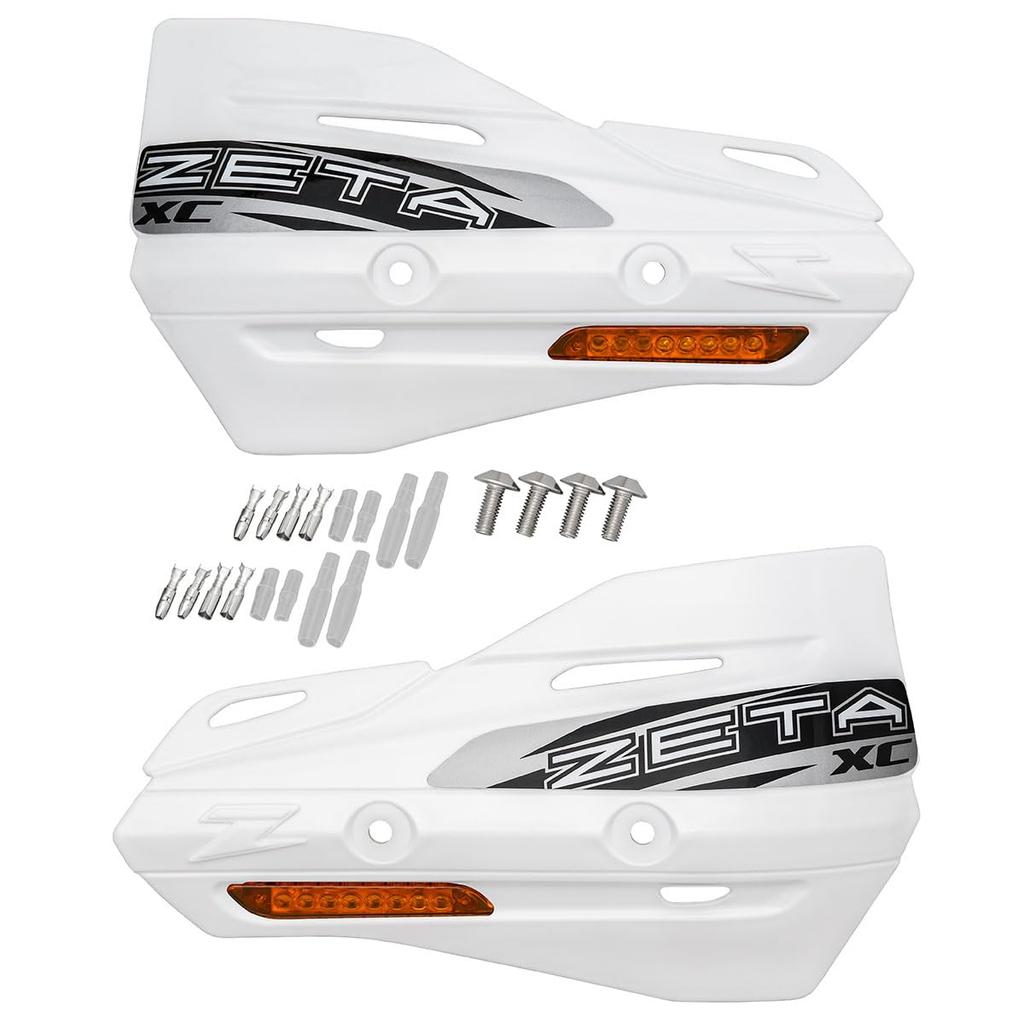 ZETA RACING XC Flasher Protector for Armor White F5314 Part DIRTFREAK Handguards, (Old Number ZE72-3410) -