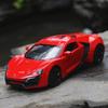 1:32 Fast & Furious Supercar Model Alloy Car with Sound, Lights, Pull-back, Opening Doors