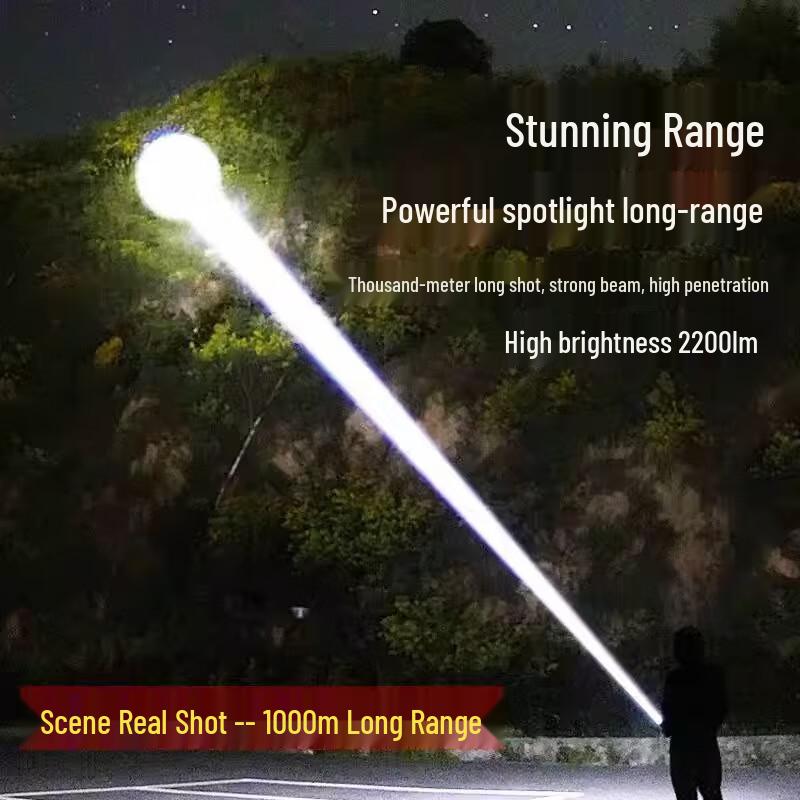 WARSUN D498 High-Power Rechargeable LED Flashlight