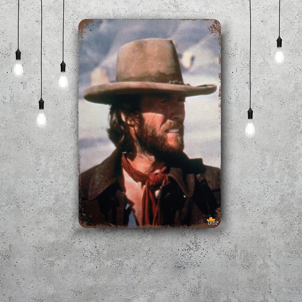 outlaw josey wales Metal Signs wall decor Vintage Tin Signs Captain Metal Poster Decor for Bar Pub Club Wall Decoration