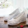 Bestickte Hanfu High Heels & Ballerinas: Traditionelle Sommerschuhe für Damen