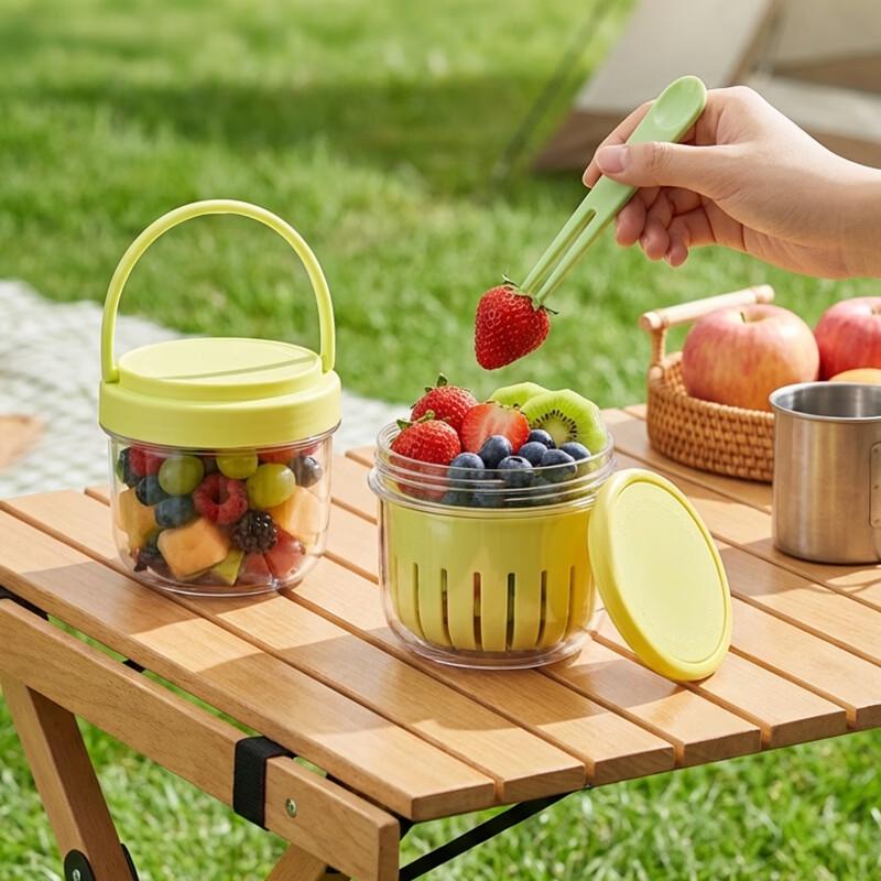 KATEI STORY Portable Meal Prep Container with Fork