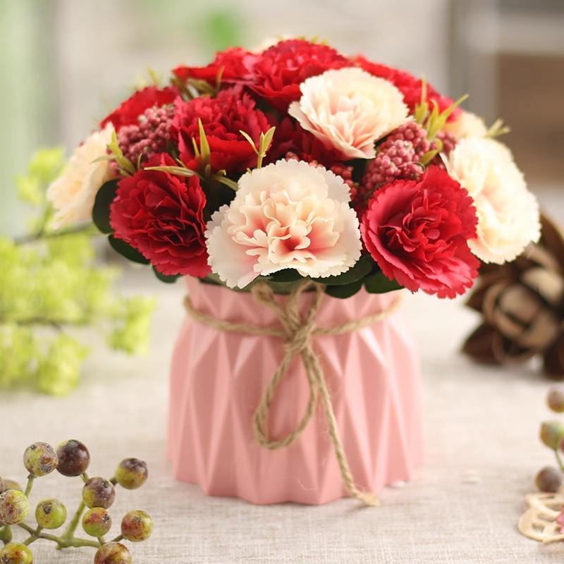 Indoor Artificial Flower Bouquet Decor for Office or Living Room