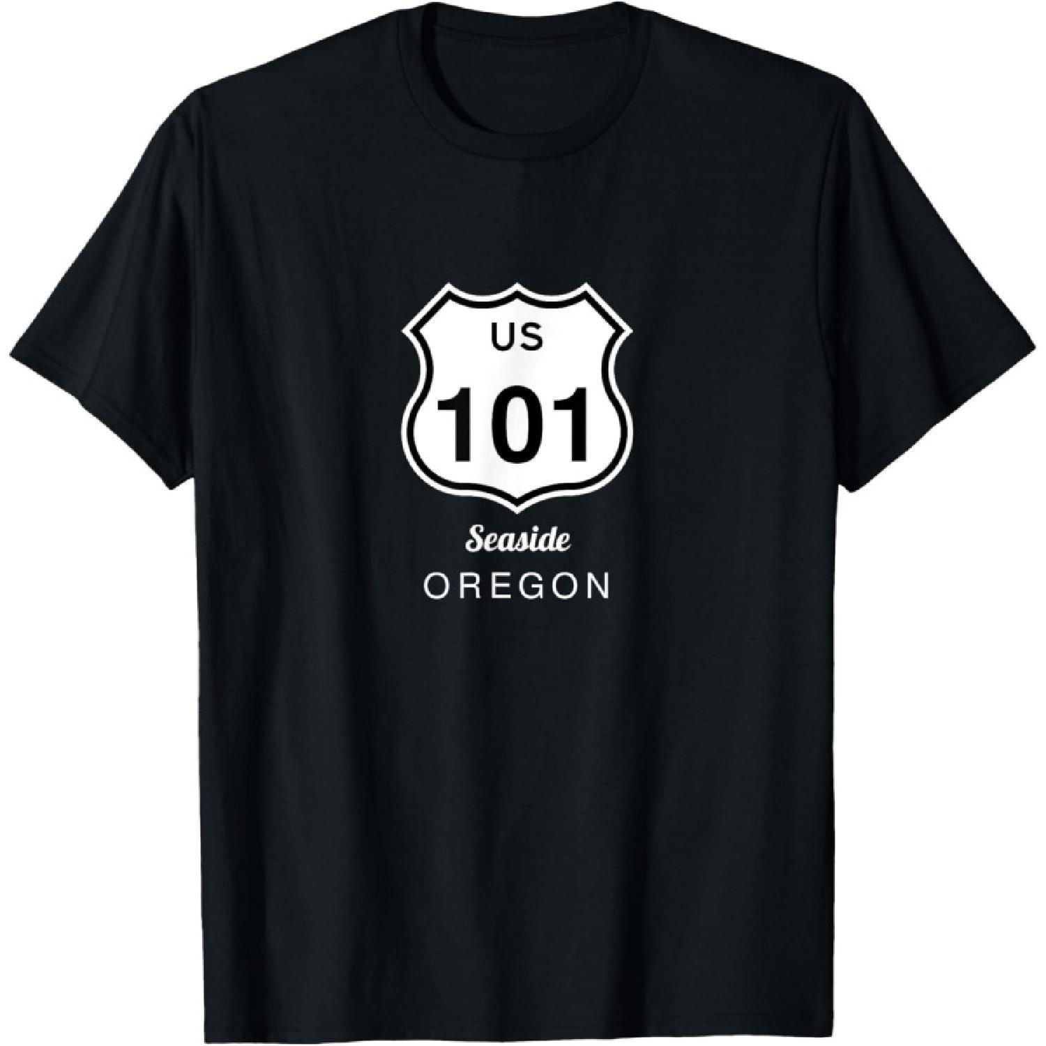 Seaside Oregon Historic US Route 101 US Highway 101 T-Shirt S