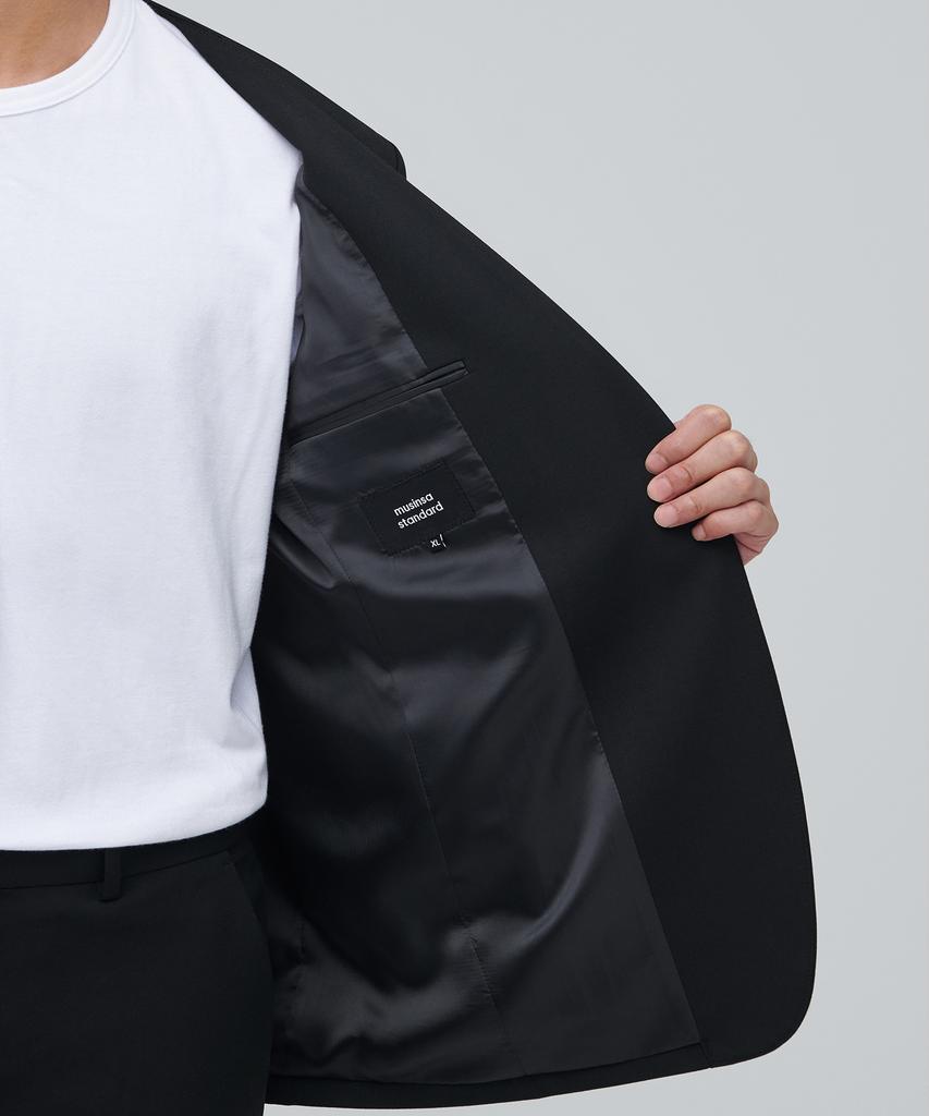 Musinsa Standard Collarless Blazer [Black]