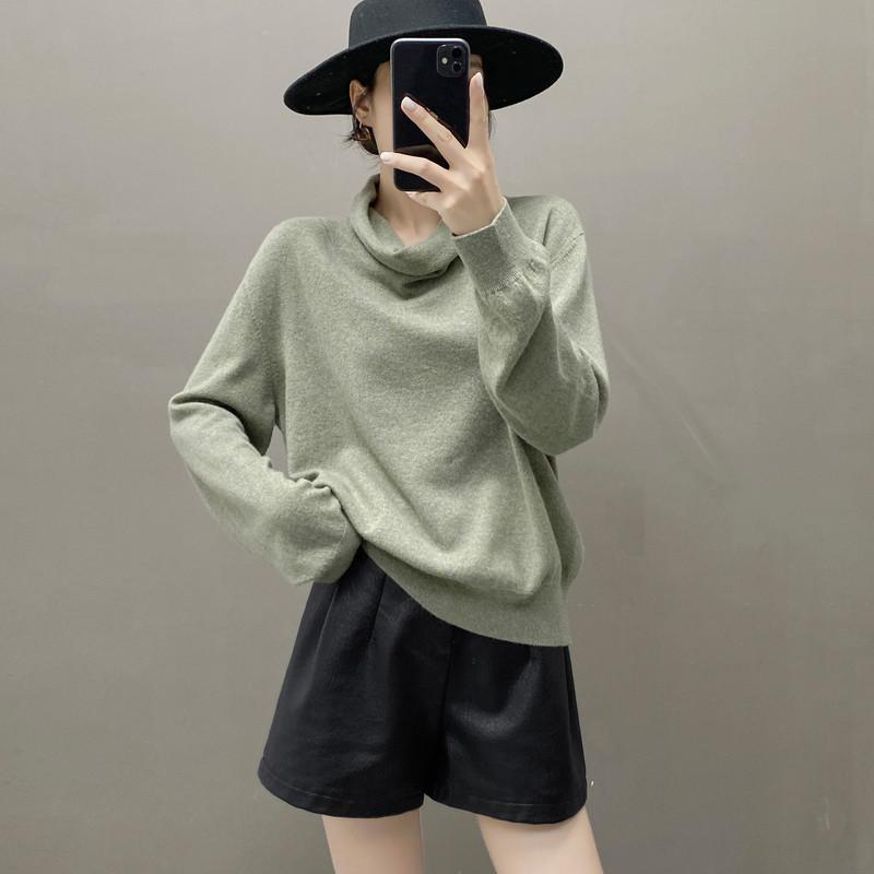 Qinghe 100% Pure Cashmere Women's Sweater - Ultra Soft Luxury Winter Pullover