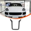 Wood Grain Interior Center Console Frame Cover Trim For Porsche Cayenne 2011-17