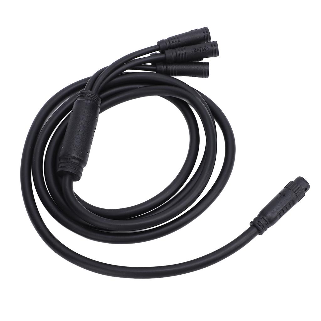 Electric Cycle Connector Cable 4.9FT Water Resistant Controller To Display Throttle Headlight Connecting Extension