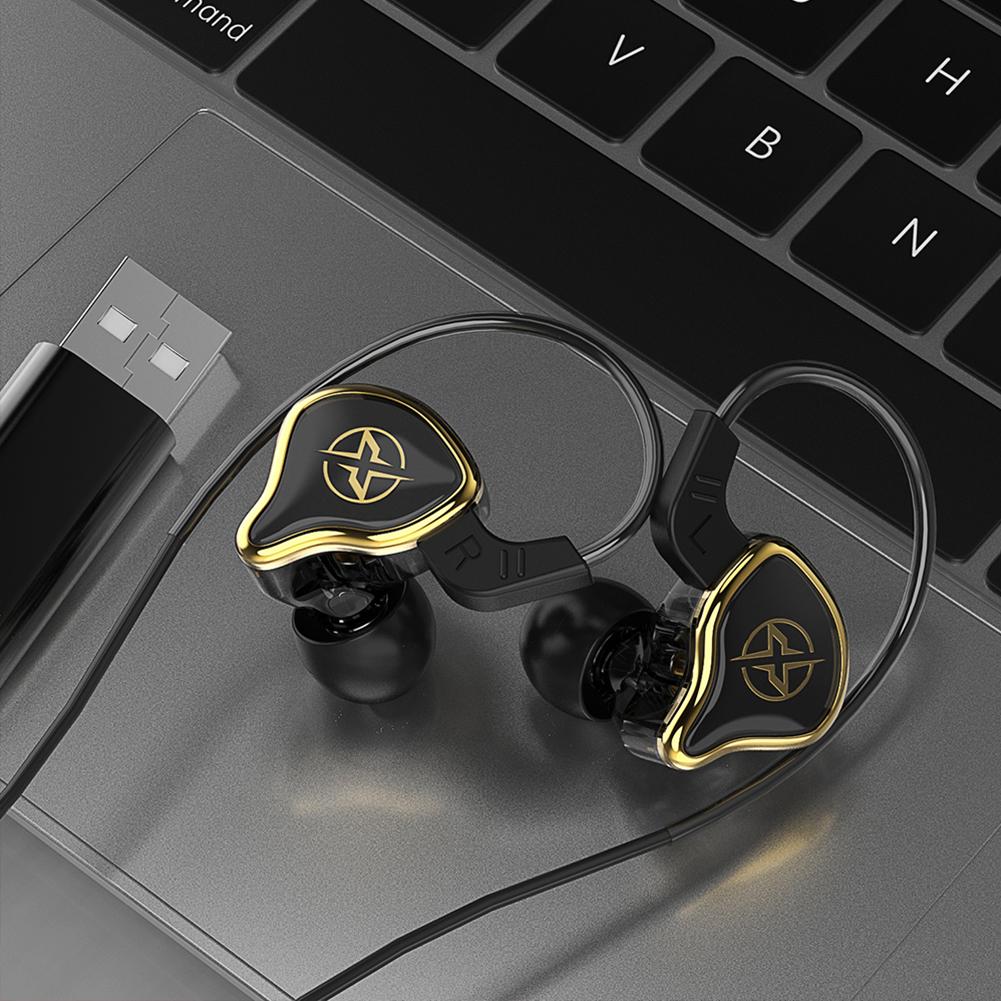 Ergonomic Earphone With Microphone Professional Gaming Headset Noise Cancelling PET Diaphragm for PC Computer PS4 PS5