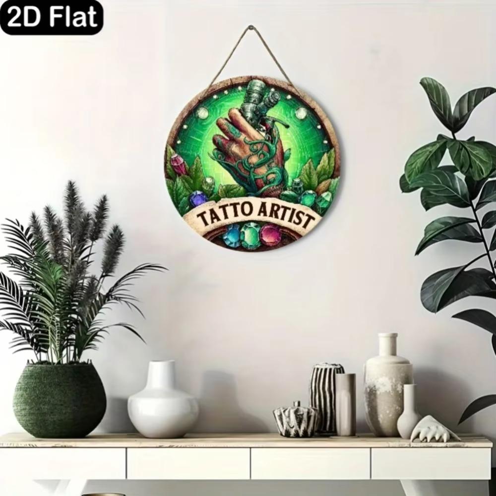 Vintage Tin Sign Metal Wall Art Tattoo Shop Decor Retro Metal Poster