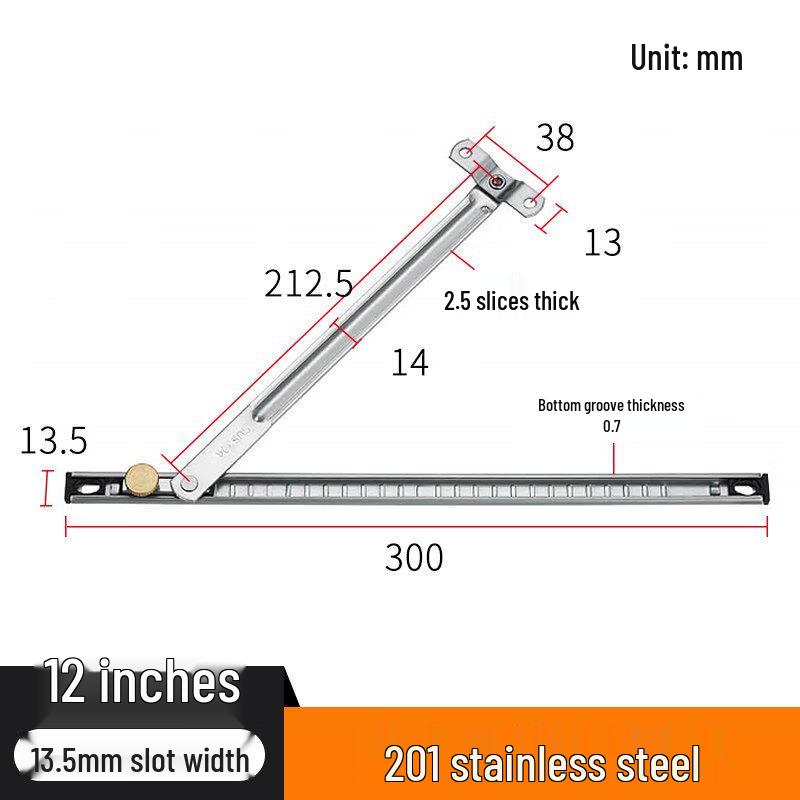 Rongyu Universal 201 Stainless Steel Window Stay