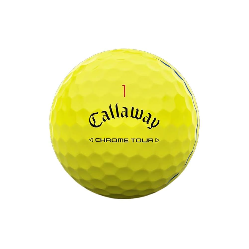 Callaway Chrome Tour Triple Track Golf Balls Yellow 3-Pack