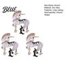 Detailed Unicorn Lapel Pin Enamel White Brooch Alloy Animal Shaped
