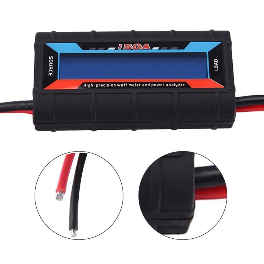 Build Power Current Power Analyzer 150A RC High Precision Power Analyzer & Watt Meter W/ Backlight LCD