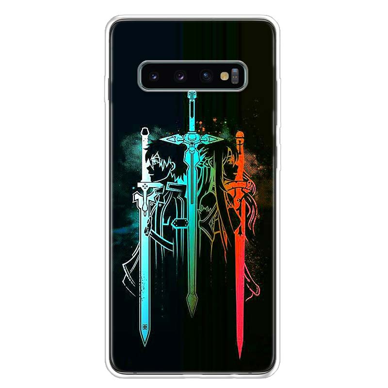 Sword Art Online kirito and asuna For Samsung Galaxy S25 S24 S23 S22 Ultra Phone Case S21 Plus S20 FE S10 + S25Edge Fundas Cover