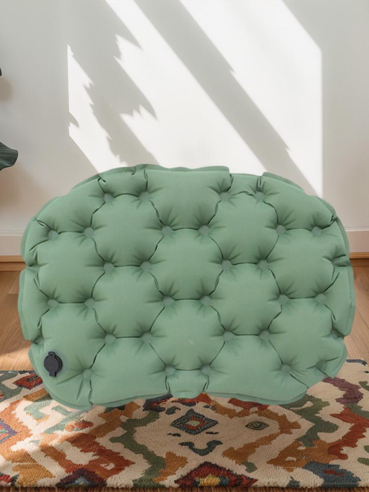 Inflatable Seat Cushion Camping Chair Pad Foldable Camping Sitting Pad Inflatable Mattress Waterproof for Hiking Backpacking