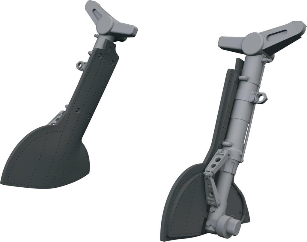 Eduard Brassin Spitfire Landing Gear Main Landing Gear Cover Plastic Model Parts EDU6481207 1/48 Mk.IXe (for Airfix)