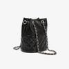Diamond chain bucket bag new light luxury all-match small fragrance single shoulder crossbody bag length 18cm wide 12.5cm high 19cm