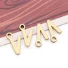 Stainless Steel 26 English Letter Pendant Charm for DIY Bracelets and Necklaces