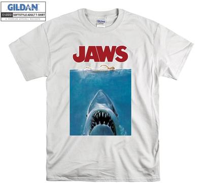 Der weiße Hai T-Shirt Filmposter Cooler Druck T-Shirt Männer Frauen Unisex T-Shirt 2673