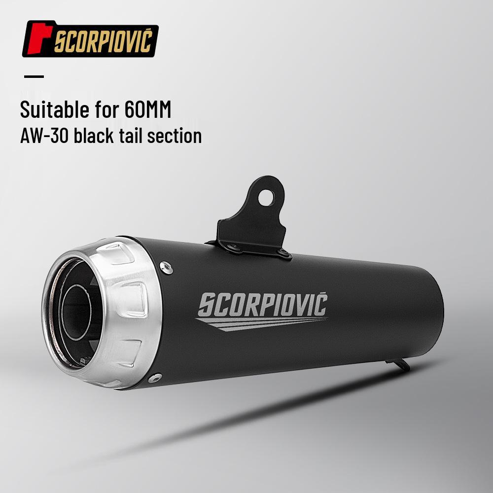 

Universal AW30 Exhaust Pipe 51MM/60MM for CBR650, ZX4R, 800, 450SR, 250RR, R3, Z650.