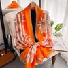 180*90cm sciarpa moda Marca di Lusso Sciarpa Donna Nuovo Stile Abbinamento Colori Moda Stampa Seta Signora Popolare Foulard da Testa Copricapo da Spiaggia