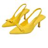 Summer new sandals high heels bow pointed stiletto bag head sandals