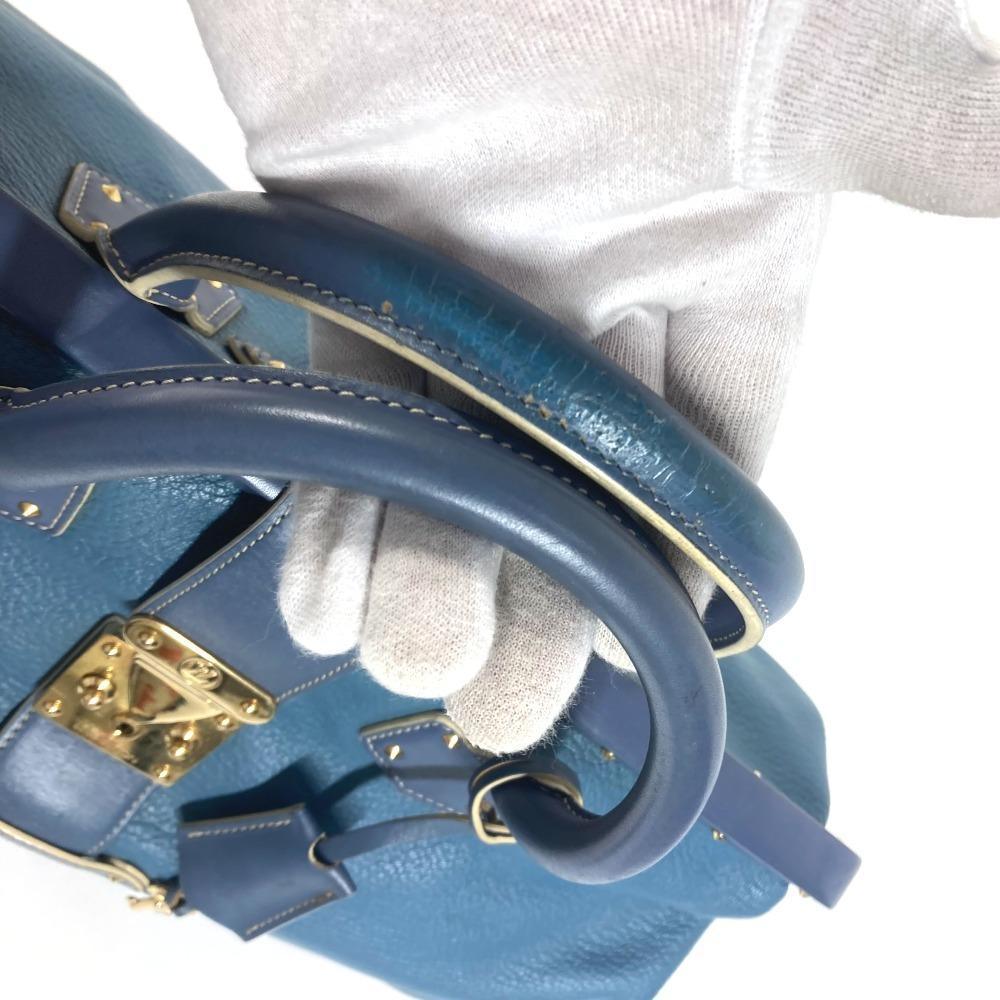 Louis Vuitton Suhali Angence New GM Tote Bag Hand Bag Suhari leather blue