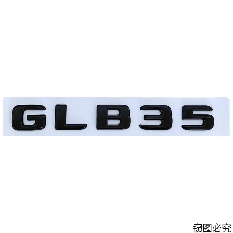 ABS Car Sticker Rear Trunk Emblem Body Badge Decals for Mercedes Benz GLB220d GLB180 GLB200 GLB35 Styling Decoration Emblem VT8