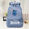 Disney Stitch Large Capacity Backpack Kids Boys Girls School Supplies Storage Bag Anime Fashion Student Bookbag