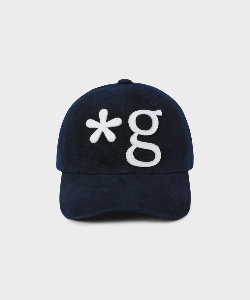 Geulleondeun Vintage Logo Cap (Ink Navy)