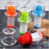 Press Grill Portable Oil Bottle Brush Storage Cover Kitchen Barbecue Gadget