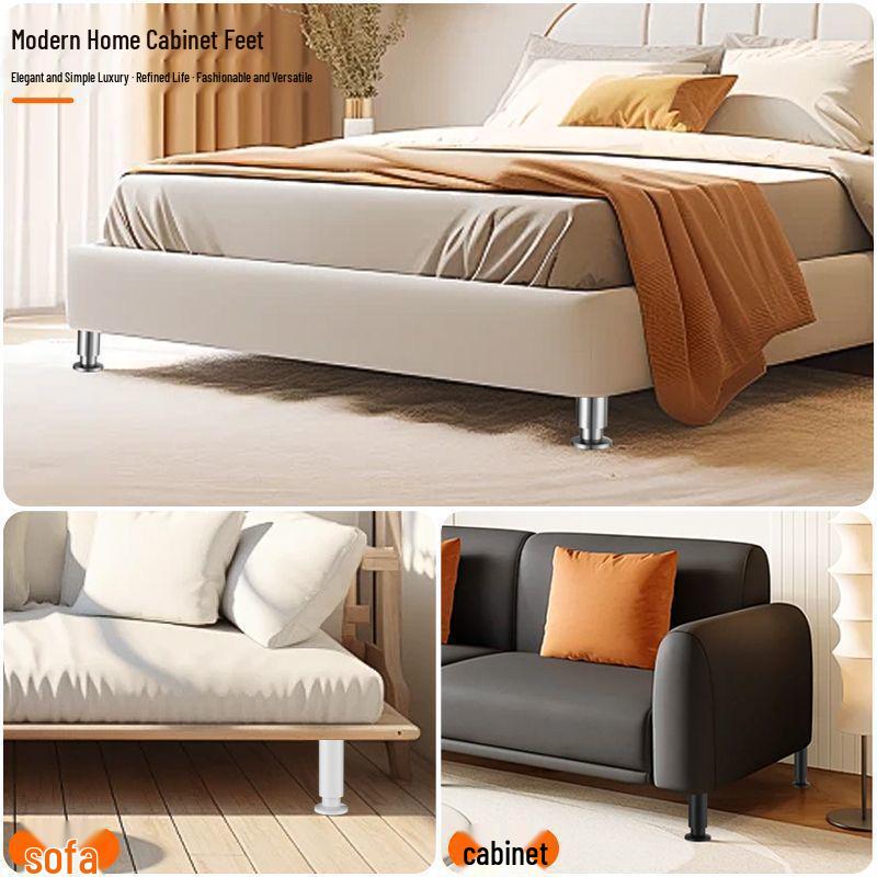 Adjustable Thickened Stainless Steel Table and Sofa Support Legs