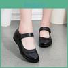 Flats Black Women Spring Autumn Soft Genuine Leather Shoes Brand Elegant Ladies Mary Jane Mother Shoes Plus Size 41