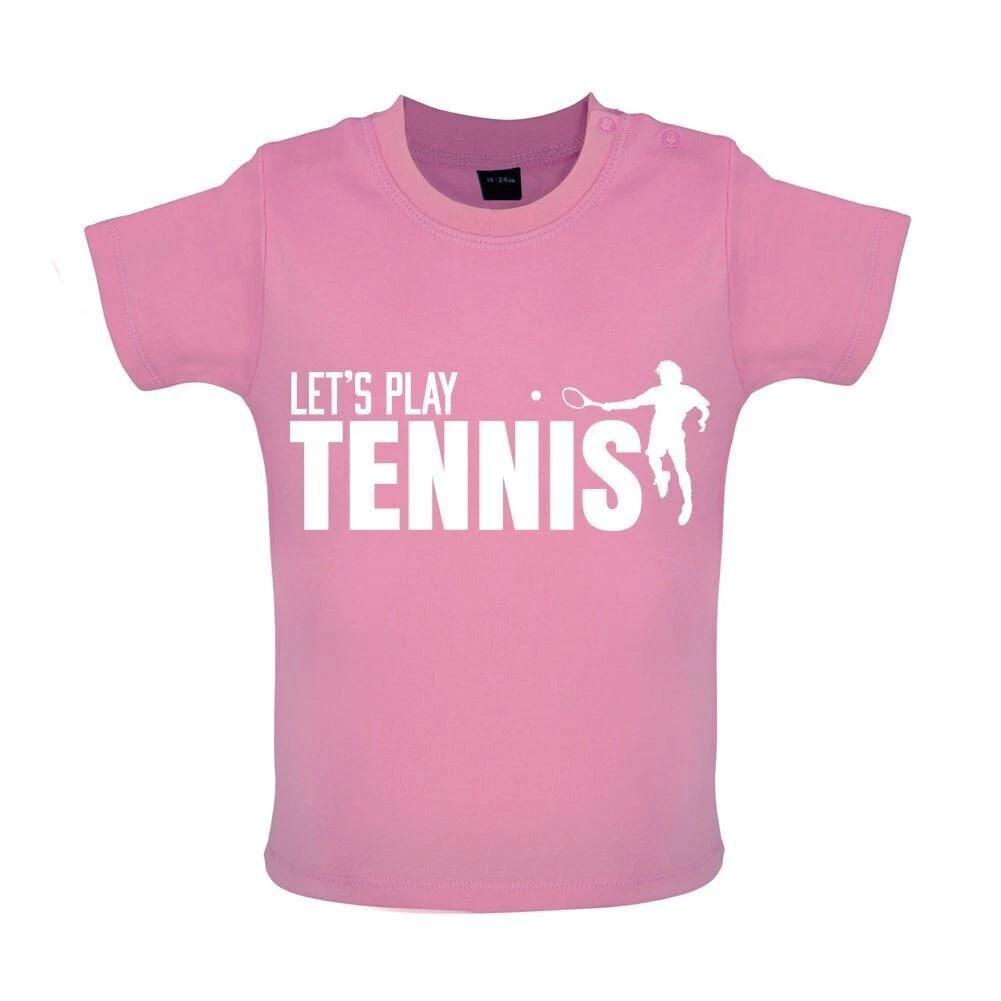 Let s Play Tennis - Kids Baby Kids Boys Girls Unisex T-Shirt / Bodysuit - Player Equipt Murray Love 100