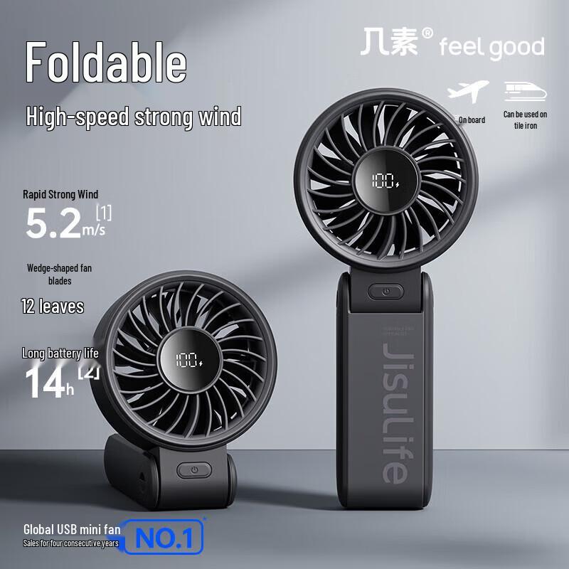 Jisu Foldable Handheld Neck Fan