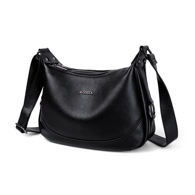 Aodi Jia 2026 Genuine Leather Versatile Shoulder Bag
