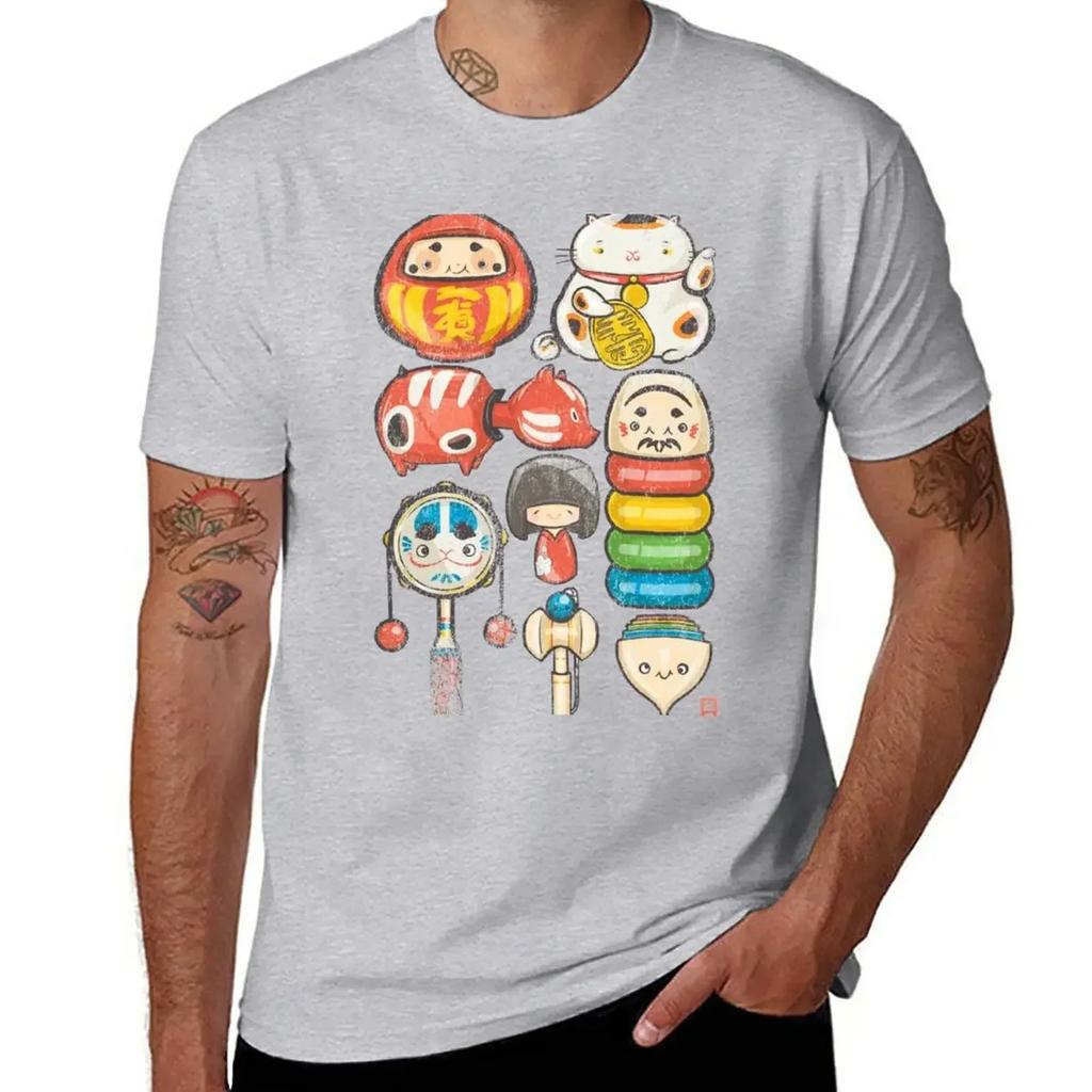 [Special Lucky Toy Box] T-Shirt Plus Sizes Kawaii Clothes Mens Graphic T-shirts Hip Hop