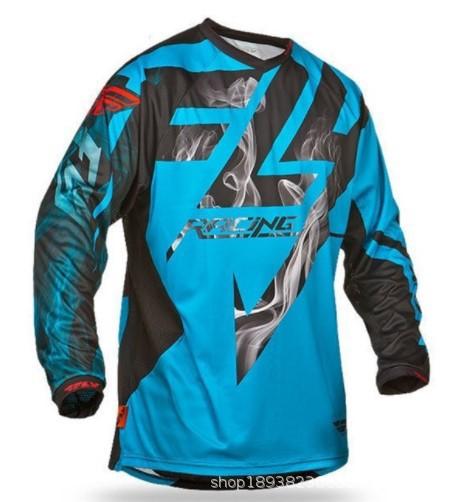 Downhill Suit Outdoor Sports and Leisure T-shirt Off-road Motorcycle Suit Racing Suit Spring and Summer Men's Long-sleeved Factory Direct Sales