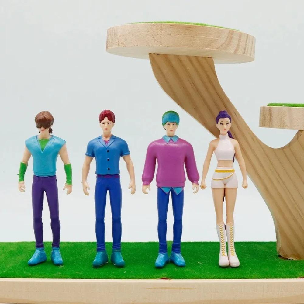 K-Pop Dämonenjäger Actionfigur Spielzeug Derpys Tiger Rumi Mira Zoey Sussy Figurpuppe Für Fans Weihnachten Kinder Überraschungsgeschenk