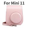 Camera Cover Bag for Instax Mini 11 PU Leather Protector with Shoulder Strap Camera Holder Dustproof Camera Cases