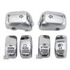 Moto Accessory Hand Control Switch Housing Cap Button Cover Kit For Harley Softail Dyna Sportster 883 1200 VRSC XL XR FLHR FLHRC