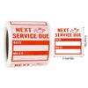 Clear Transparent Surface Maintenance Reminder Label Car Service Sticker  Auto Repair Shop