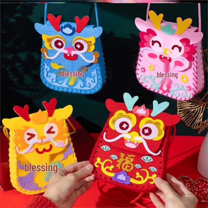 

Набор для сумки кроссбоди «Год Дракона» своими руками: Благоприятный Праздник Весны и Детсадовский Красный Конверт