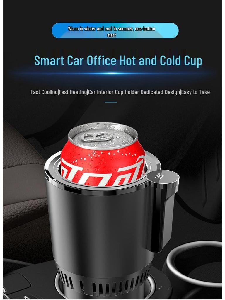 Smart Car Coaster with Fast Cooling & Heating for Cups