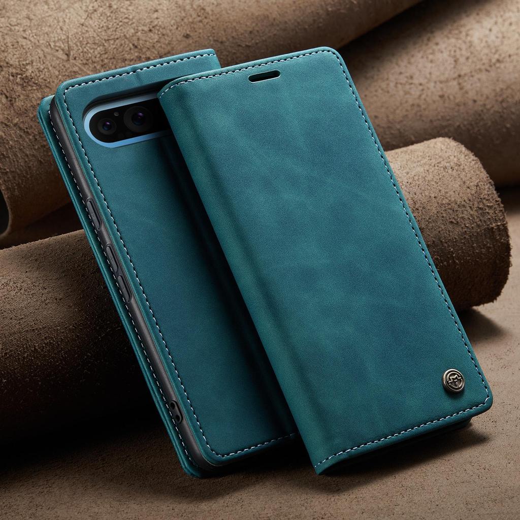 CaseMe-013 For Google Pixel 8 9 10 11 Pro/9 10 11 Pro XL 9a 10a Luxury Premium PU Leather Case Wallet Card Holder Phone Back Cover Stand Protector New