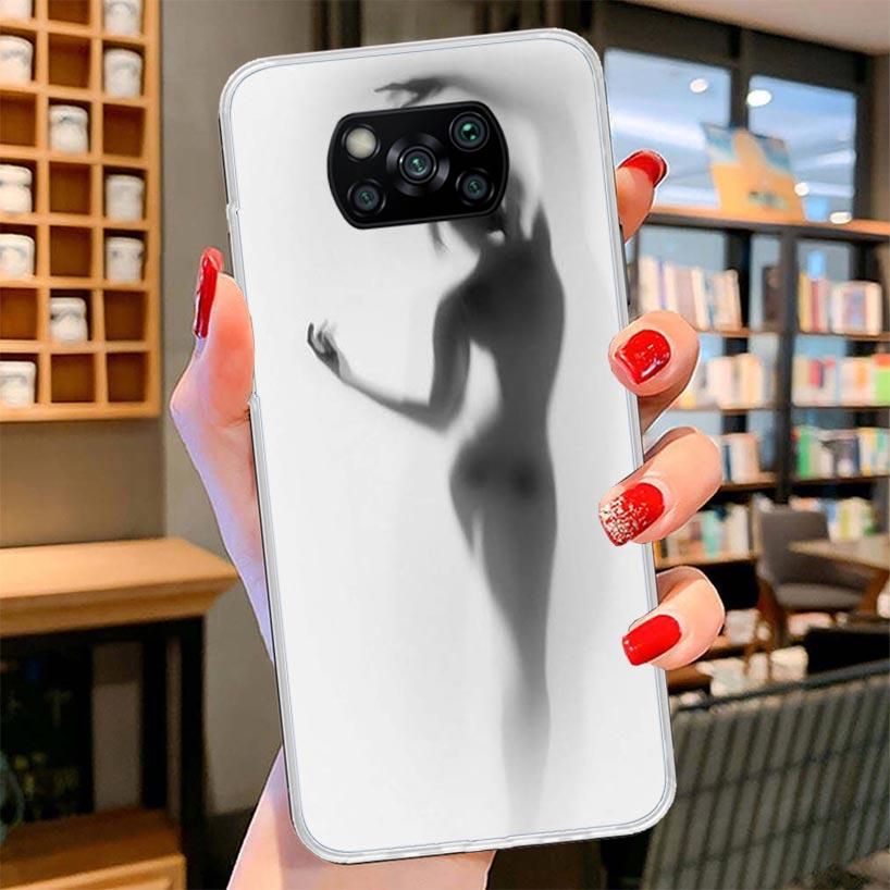 Woman Silhouettes Sexy Lady Girl Cover Phone Case For Xiaomi Poco F7 Ultra X7 X6 X5 Pro M7 Redmi 15C 15 13C 13 12C 12 10C 10 9A